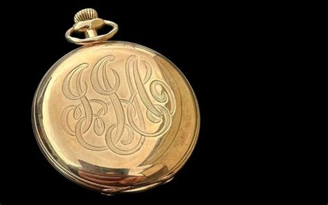 Gold Pocket Watch From Titanic S Richest Passenger Sells For Record 1