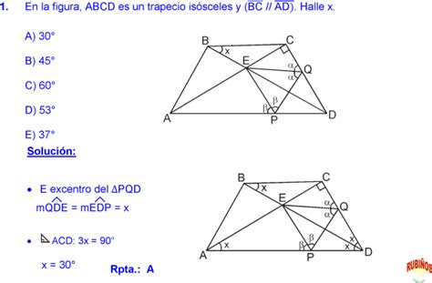 Puntos Notables En El Tri Ngulo Ejercicios Resueltos Pdf