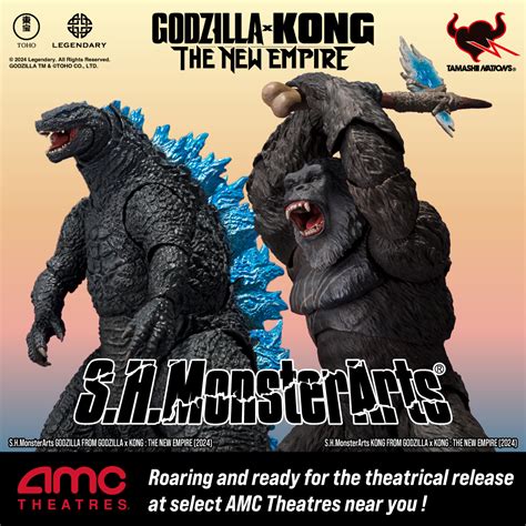 Sh Monsterarts Godzilla X Kong The New Empire Figures Available First