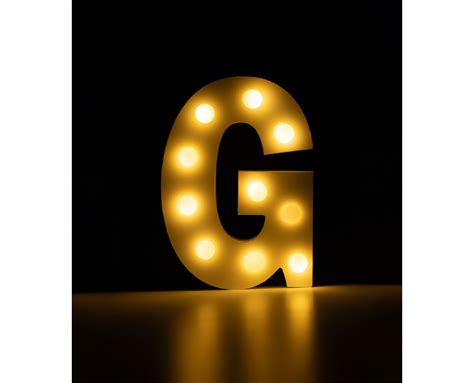 Licht Letter G Verlichte Decoratie Light Letters De Goede Keus