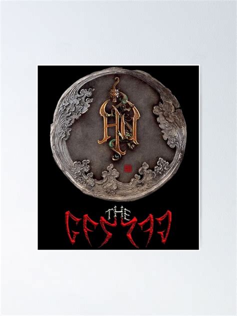 Mongolian Rock Band The Hu Band Dragon Logo Sticker Poster By