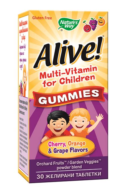 NATURES WAY ALIVE Gummies Мултивитамини за деца x 30 gummies Subra