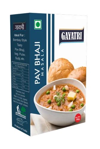 Pav Bhaji Masala Packaging Size 50 G At Rs 540 Kg In Thasra ID