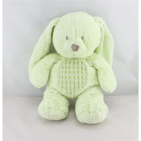 Doudou Lapin Vert TEX