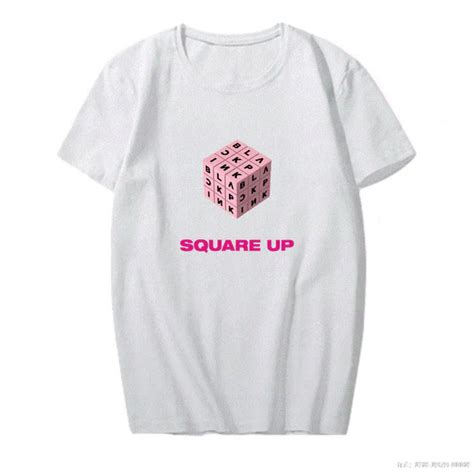 Blackpink T Shirts Blackpink Square Up Logo Classic T Shirt