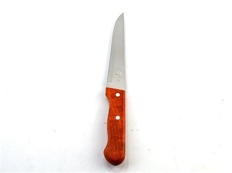 Cuchillo De Mesa Con Filo De Sierra De Acero Inoxidable Y Mango De