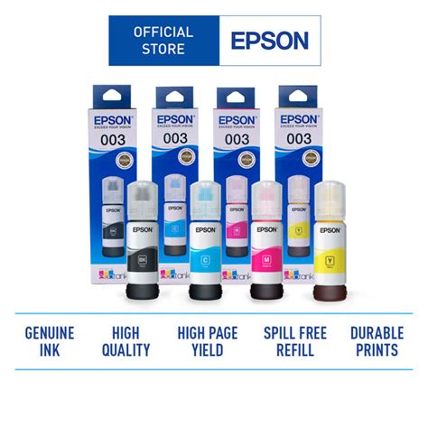 Best Epson 003 Inks For L1110 L3150 L3110 Epson L5190 Printer Bk