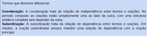 Estrutura Da Oração E Do Período Aspectos Semânticos Várias Estruturas