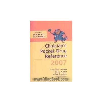 کتاب Clinician s pocket drug reference 2007 Leonard Gomella Steven