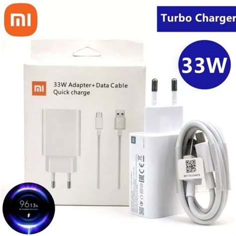 Xiaomi Turbo Charger 33w For Redmi Note 12 5G Redmi Note 12S Redmi Note