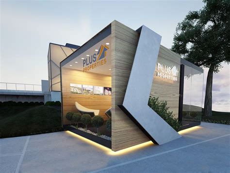 Booth Design on Behance | Kiosk design, Modern architecture building ...