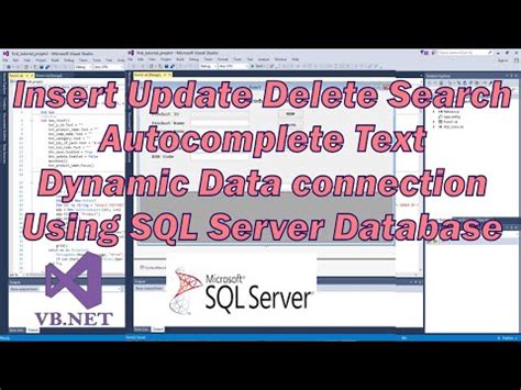 Insert Update Delete In Vb Net Using Sql Server Database