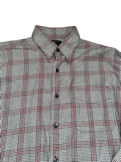 Rrl Ralph Lauren Plaid Flannel Shirt Double R Cotton Gem