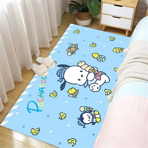 Sanrio Kawaii Kuromi Bath Mat Bathroom Carpets My Melody Wash Basin