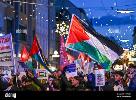 Demonstration Paleastina In Linz Pro Gaza 26112023 Linz Aut