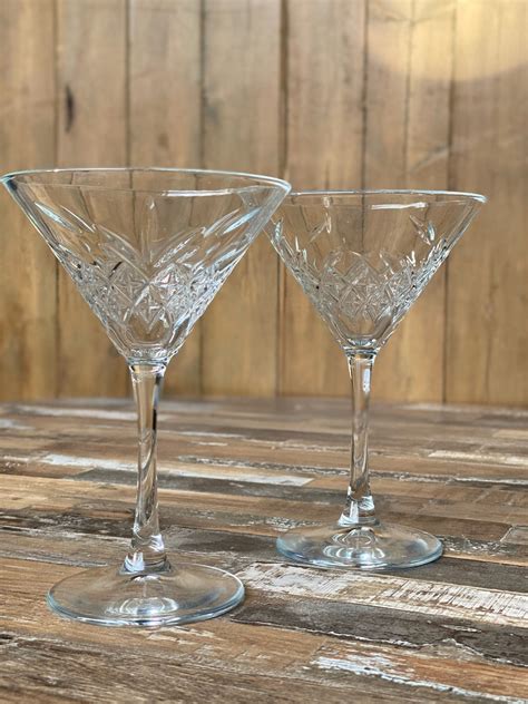 Timeless Vintage Martini Glass Etsy