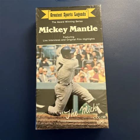 Mickey Mantle The Mick Vhs Greatest Sports Legends New York Yankees