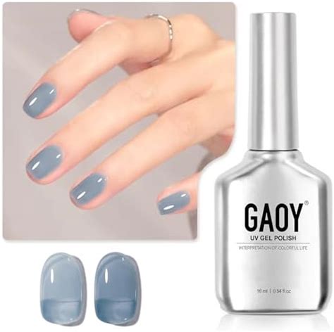 Amazon Gaoy Jelly Gel Nail Polish Set Translucent Nude White