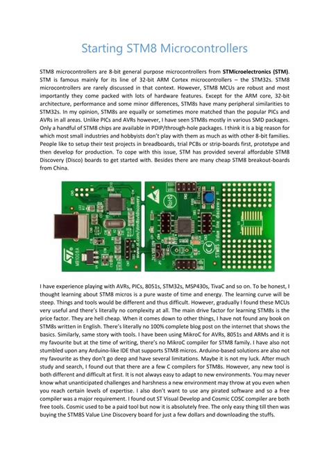 Pdf Starting Stm Microcontrollers Embedded Lab Dokumen Tips