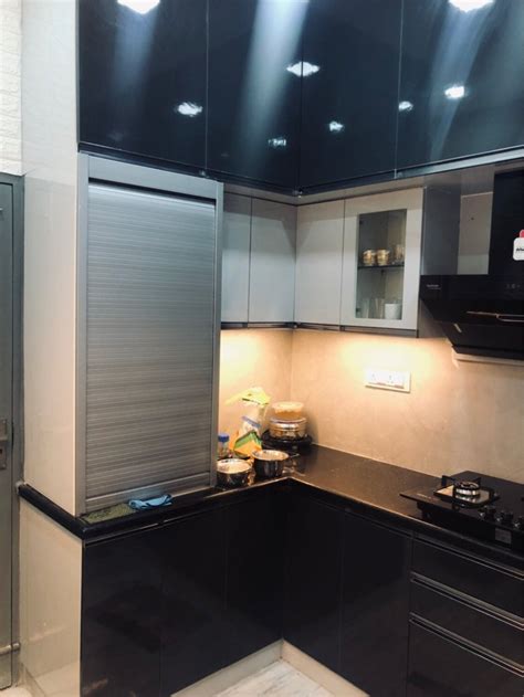 Plywood Modular Kitchen Rolling Shutter At Rs Piece In Chennai