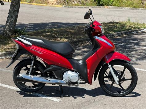 Honda Biz Vermelha R Spanholi Motos