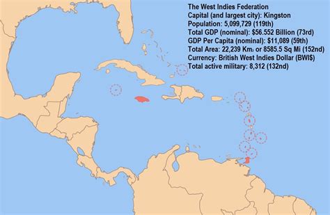 If the West Indies Federation reunited [1,280 × 836] : MapPorn