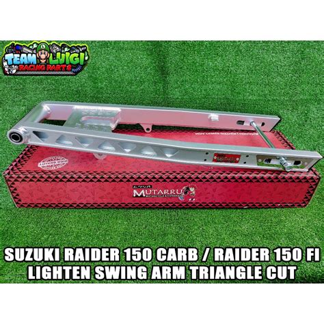 Mutarru Suzuki Raider Carb Raider Fi Lighten Swing Arm Triangle