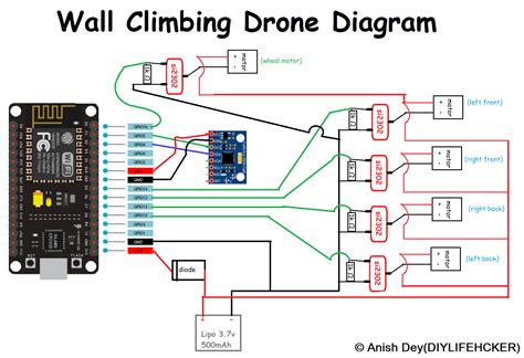 Make A Quadcopter Using Esp This Quadcopter Can Climb Arduino