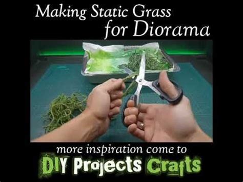 Making Static Grass for Diorama or Terrain Building #shorts - YouTube