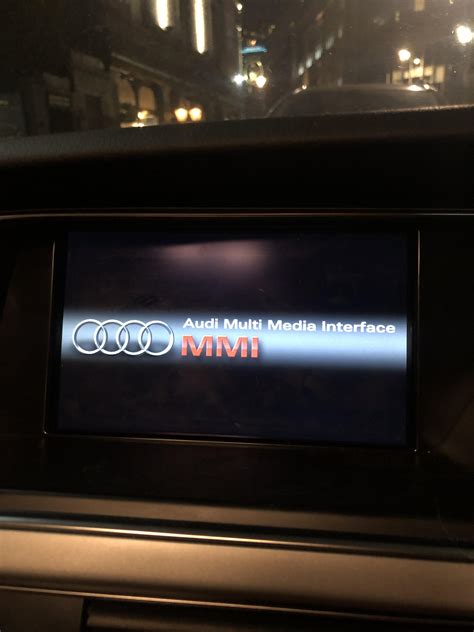 MMI Stuck On Splash Screen Audi A5 Club Audi Owners Club UK