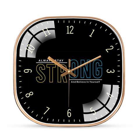 Strong encouraging quotes Wall Clock– Hobby Decor Pvt Ltd