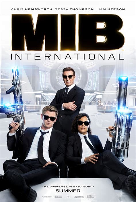 Men In Black International Posters Pit Chris Hemsworth And Tessa