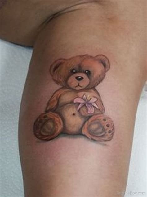 Simple Teddy Bear Tattoo - Tattoos Designs