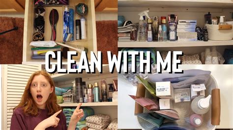 Deep Clean My Bathroom With Me Youtube