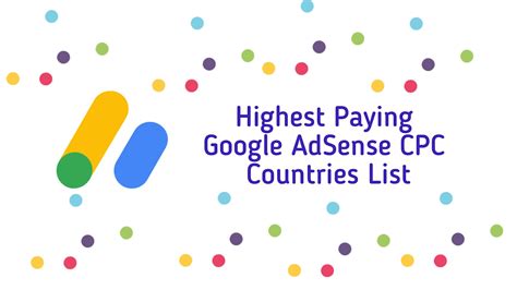 High Paying Adsense Cpc Countries List