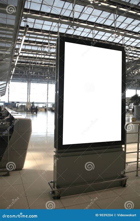 Blank Billboard Stock Photo Image Of Banner Promotion 9039204