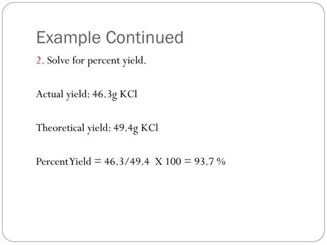 Ppt Limiting Reactants And Percent Yield Powerpoint Presentation Free Download Id2568999