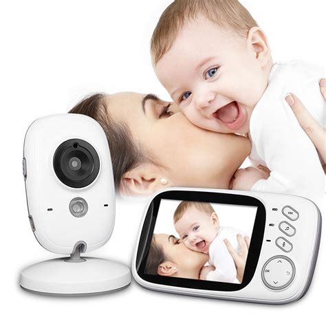 Two Way Audio 2.4GHz Wireless Baby Monitor (3.2 Inch Screen ...