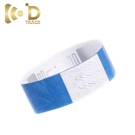 China Factory Tyvek Printable RFID Wristband MIFARE Ultralight NFC