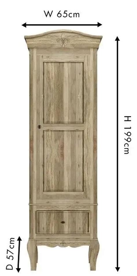 Fleur French Style Grey Wardrobe Door Cfs Uk