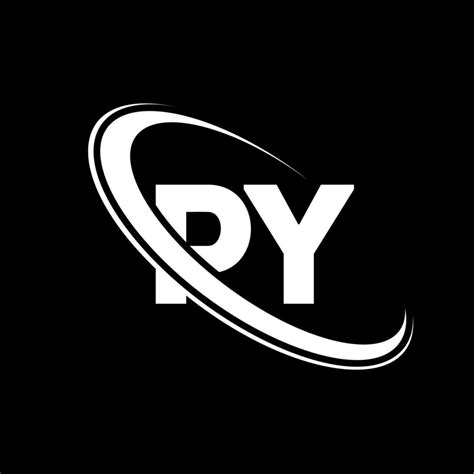 py logo p  design white py letter py letter logo design initial