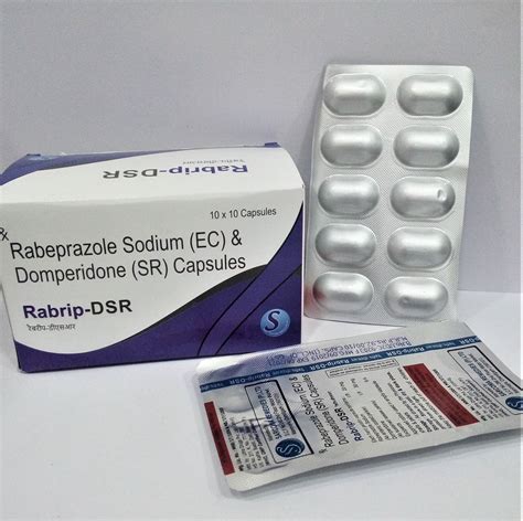 Rabrip Dsr Rabeprazole Mg Domperidone Mg Sr Capsules For Clinic