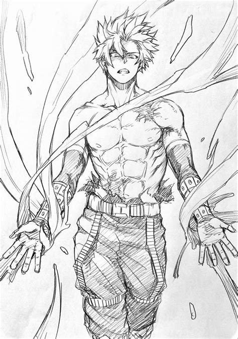 Bakugo In Anime Character Design Anime Character Drawing