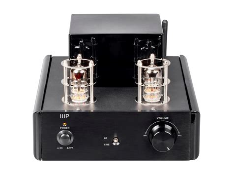 Monoprice Tube Amp With Bluetooth 15 Watt Compact Stereo Hybrid Open