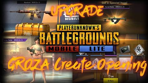 Pubg Mobile Lite GROZA UPDATED Gun Create Opening AND M416 Leval 2