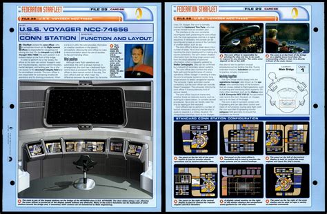 Conn Station Uss Voyager Star Trek Fact File Page