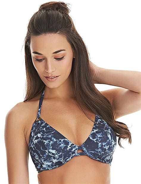 Freya Storm Underwired Bandless Halter Bikini Top Belle Lingerie