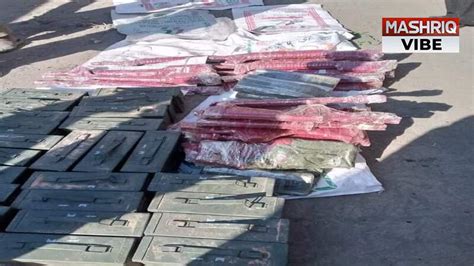 Weapons Caught Smuggling From Afghanistan To Pakistan Mashriq Vibe