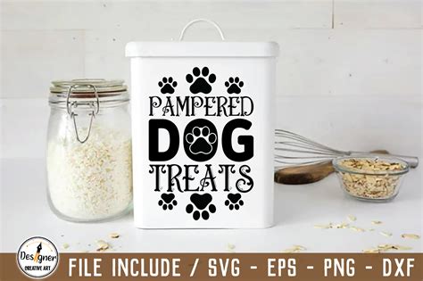 Pampered Dog Treats Svg Gráfico Por Creative Art · Creative Fabrica