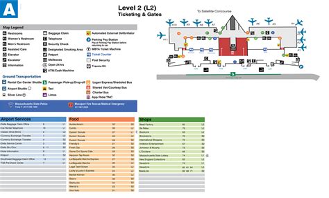 Logan Airport Parking Map